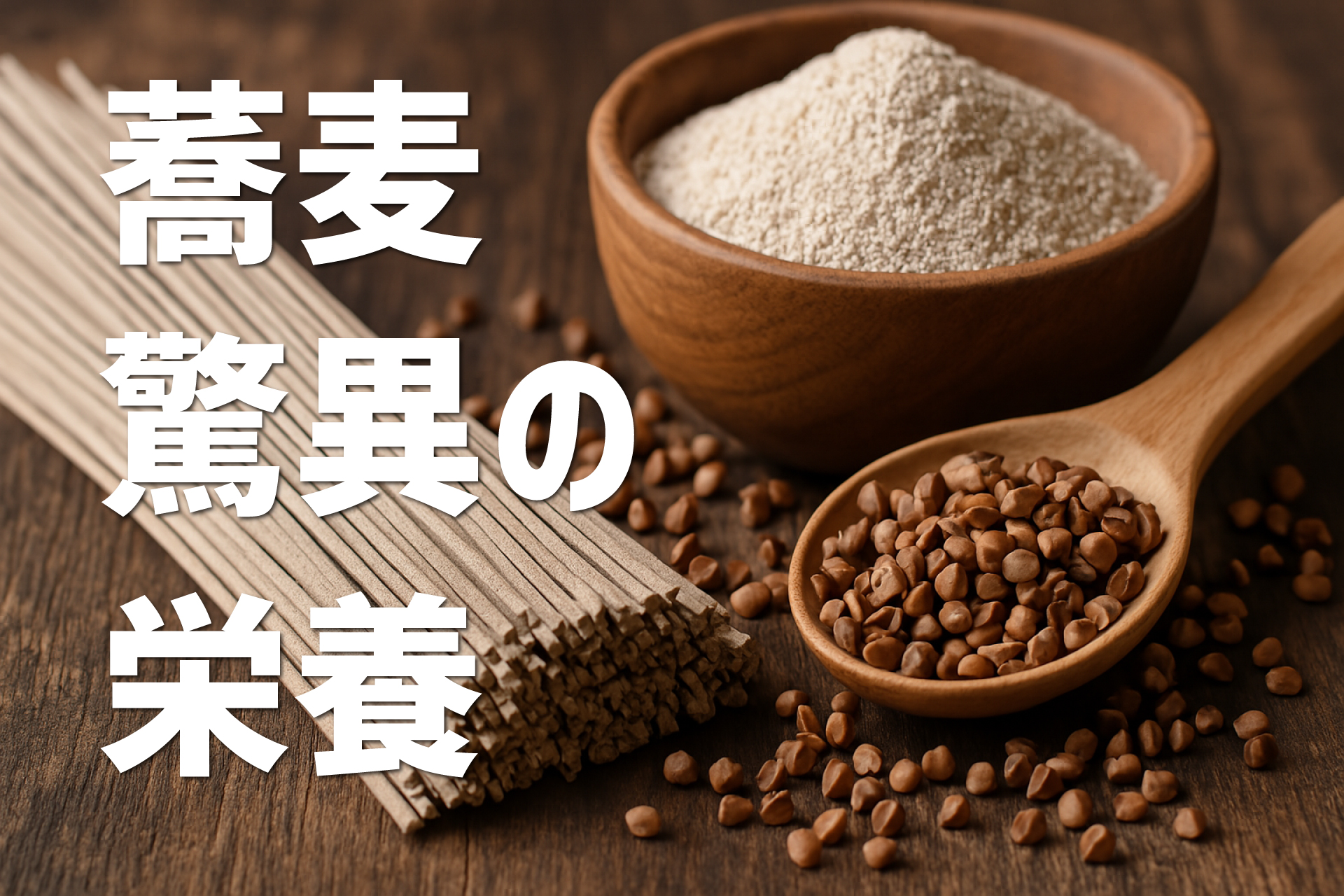 蕎麦の栄養と健康効果