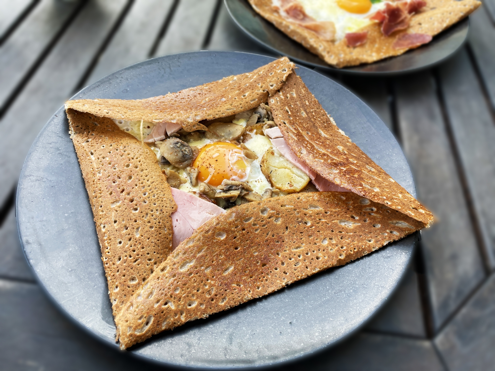 そば粉のガレット